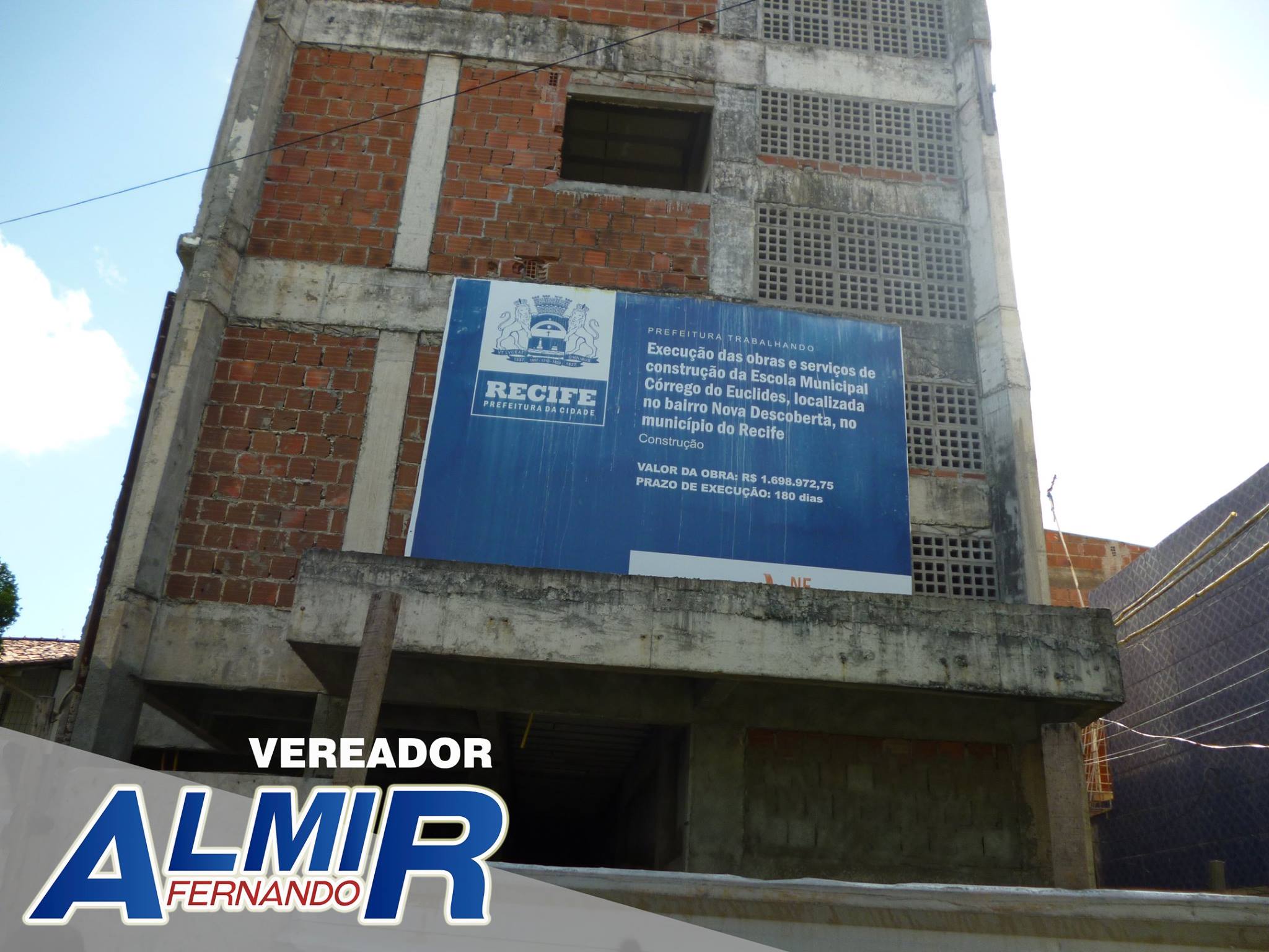 A nova escola do Córrego do Euclides está chegando