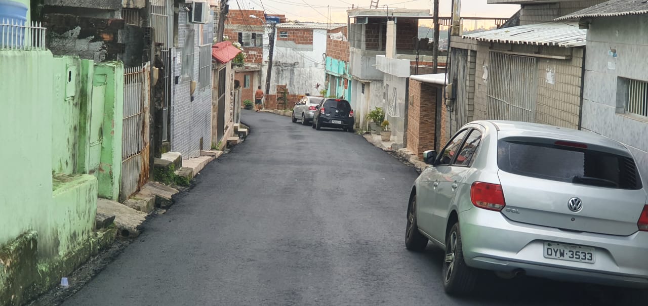 Chegou a vez da Visconde de Sá Bandeira ganhar novo calçamento