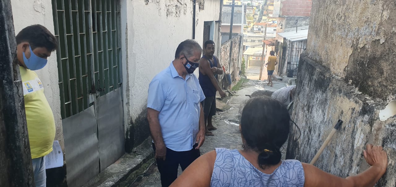 Estive na Rua Ambar atendendo pedido nas redes sociais