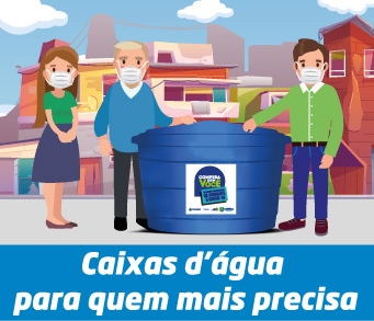 #ficaadica Caixas dágua para quem precisa