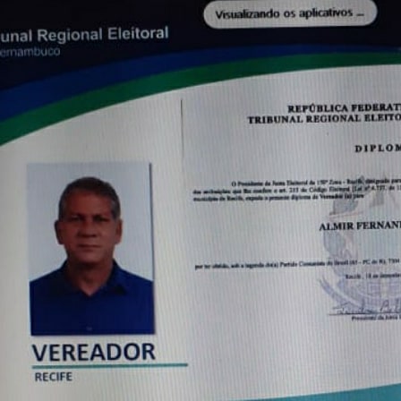 Diplomação do Vereador Almir Fernando