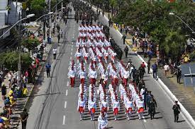 Desfile de 7 de Setembro no Recife: Vai celebrar os 200 anos da Independência do Brasil